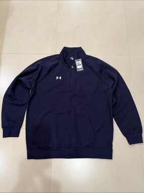 Under Armour Navy Half-Zip Pullover Sweatshirt